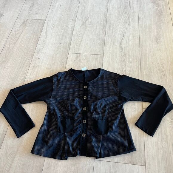 Women black top size 38 - Picture 1 of 8